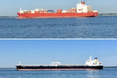 Tankers on Delaware Bay