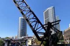 Lift bridge.