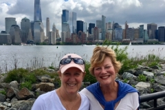 Susan and Lisa. Last day. The skyline.