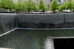 WTC Memorial Fountain.