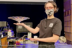 Corning Museum of Glass Demo cake plate.