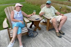 Last glass. Lake House on Canandaigua.