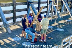 The repair team.