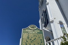 St. Anne's Catholic Church exterior.