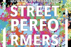 Muskegon Street Performer logo.