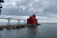 Sturgeon Bay Ship Canal Pierhead Lighthouse.