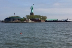 Lady Liberty by day.