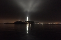 Lady Liberty by night