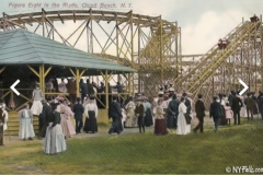 Old Olcott Amusement Park roller coaster.