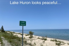Peaceful Lake Huron.