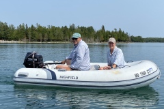 Exploring parts of Drummond Island.