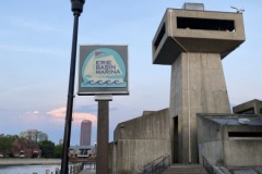 The Observation Tower at Erie Basin Marina.