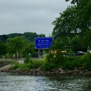 Erie Canal and Champlain Canal decision point.