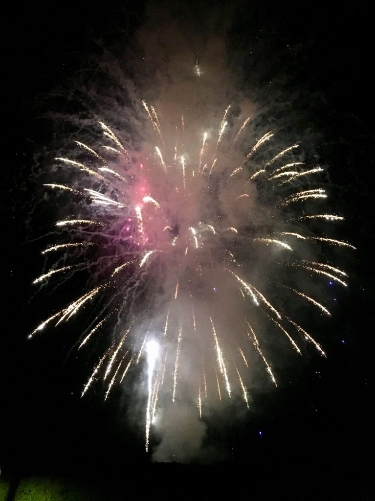 Fireworks at Tanglewood, Lenox, MA.